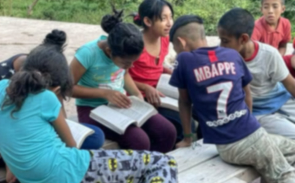 Community church and education gathering in Honduras
